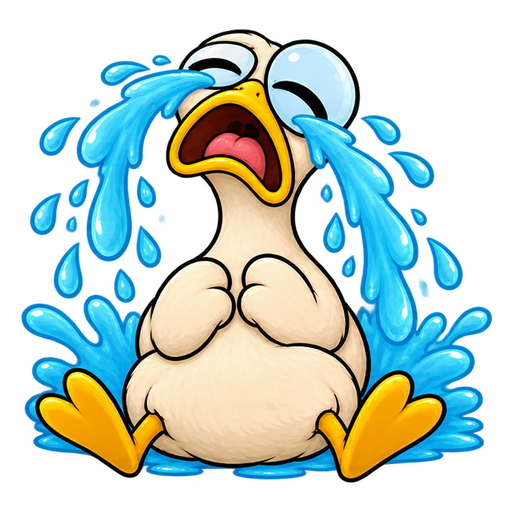Pino crying dramatically